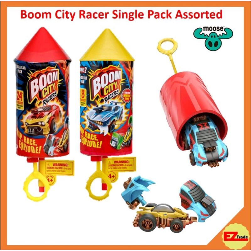 Boom City Racers Single Pack Assorted - Rip, Race, Explode! (Random ...