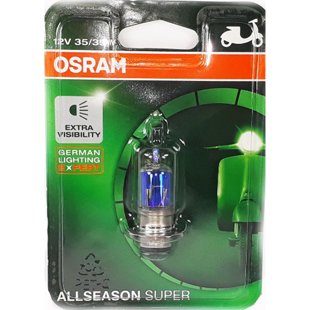 OSRAM 12V 35/35W ALL SEASON T19 MOTOCYCLE BULB (ORIGINAL) | Shopee Malaysia