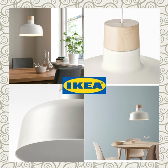 IKEA BUNKEFLO Pendant lamp, ceiling lamp, 36cm Shopee Malaysia