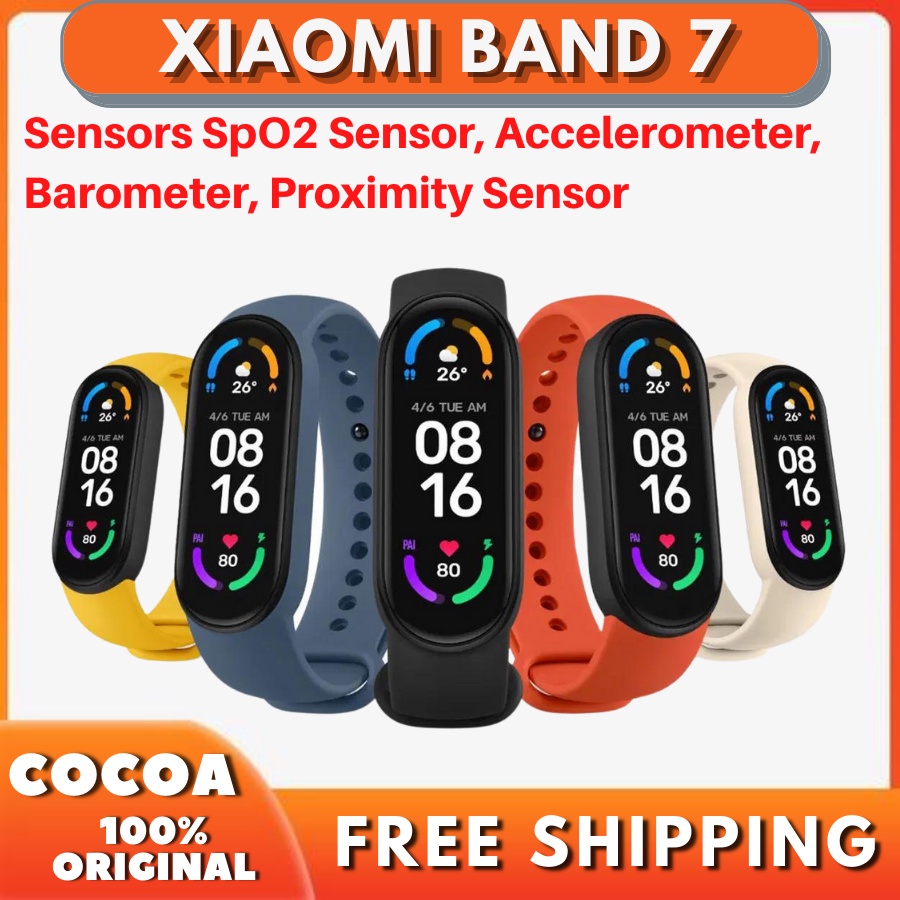 Xiaomi Band 7 Color AMOLED Screen / Sensors SpO2 Sensor