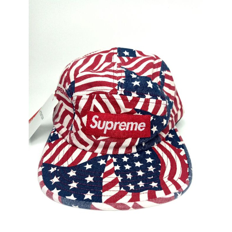 Original Supreme Cap Camp Red America Made In Usa. | Shopee Malaysia