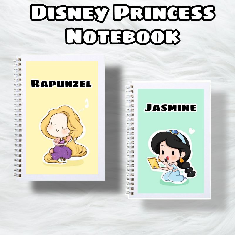 Disney Princess Notebook A5 Rapunzel Snow White | Shopee Malaysia