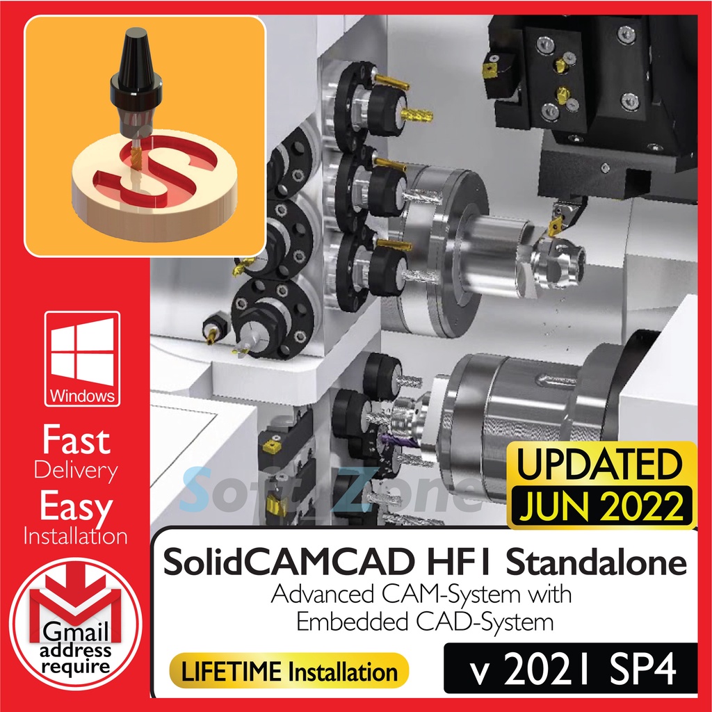 SolidCAMCAD 2021 SP4 HF1 Standalone (x64) Multilingual - Advanced CAM ...