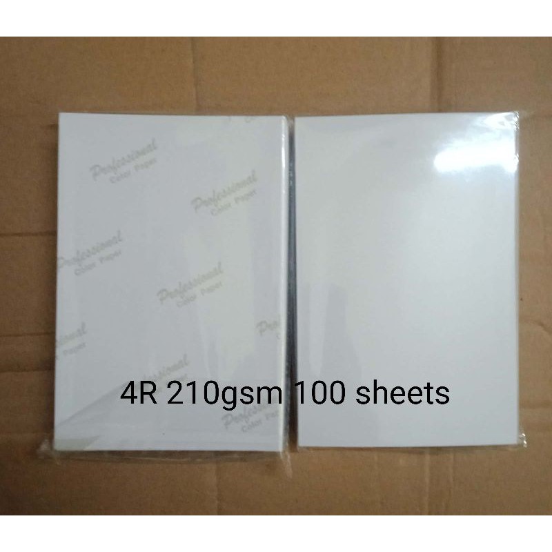 Professional 3r 4r 5r A4 A3 210gsm Glossy Photo Paper 100 Sheets 