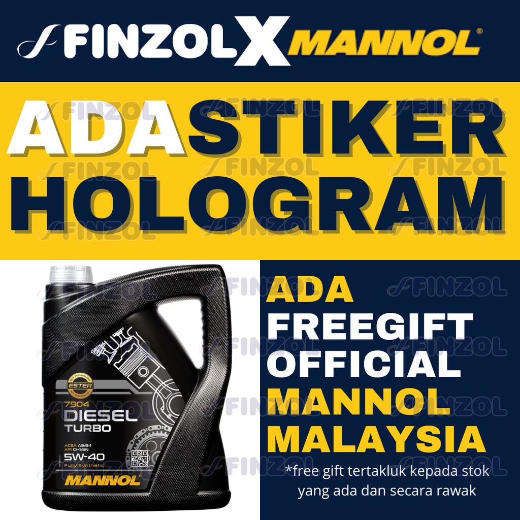 MANNOL Diesel Turbo 5W-40 7904 [5L] Fully Synthetic engine oil Triton ...