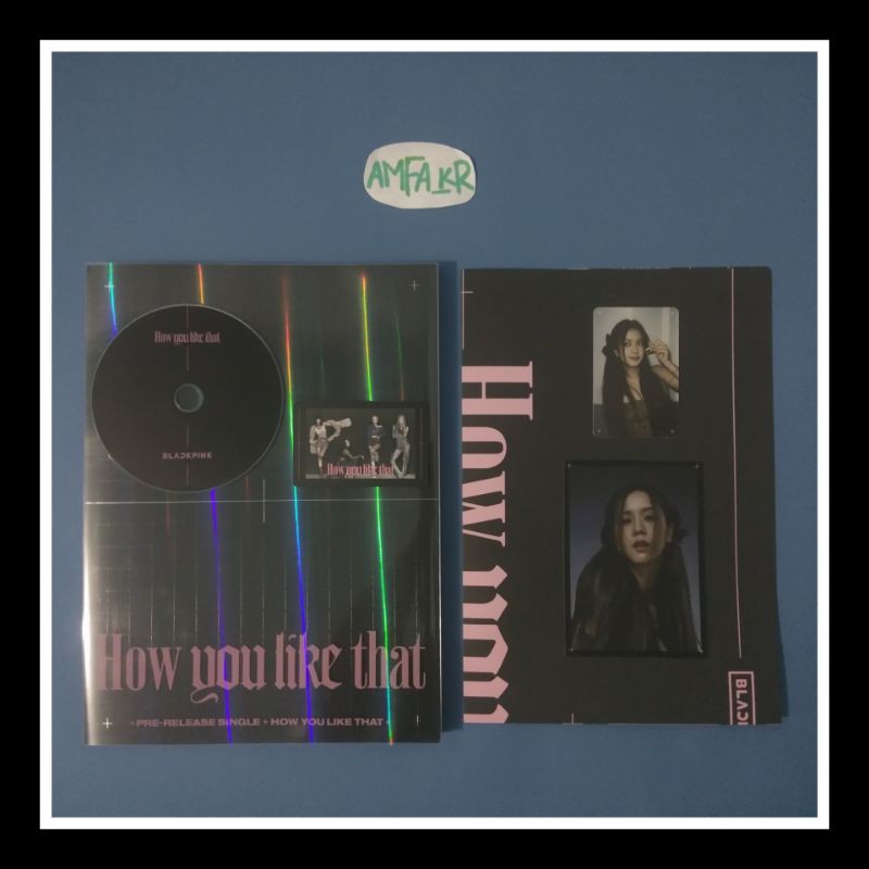 Sharing Blackpink How You Like That Special Edition Album Only Shopee Malaysia