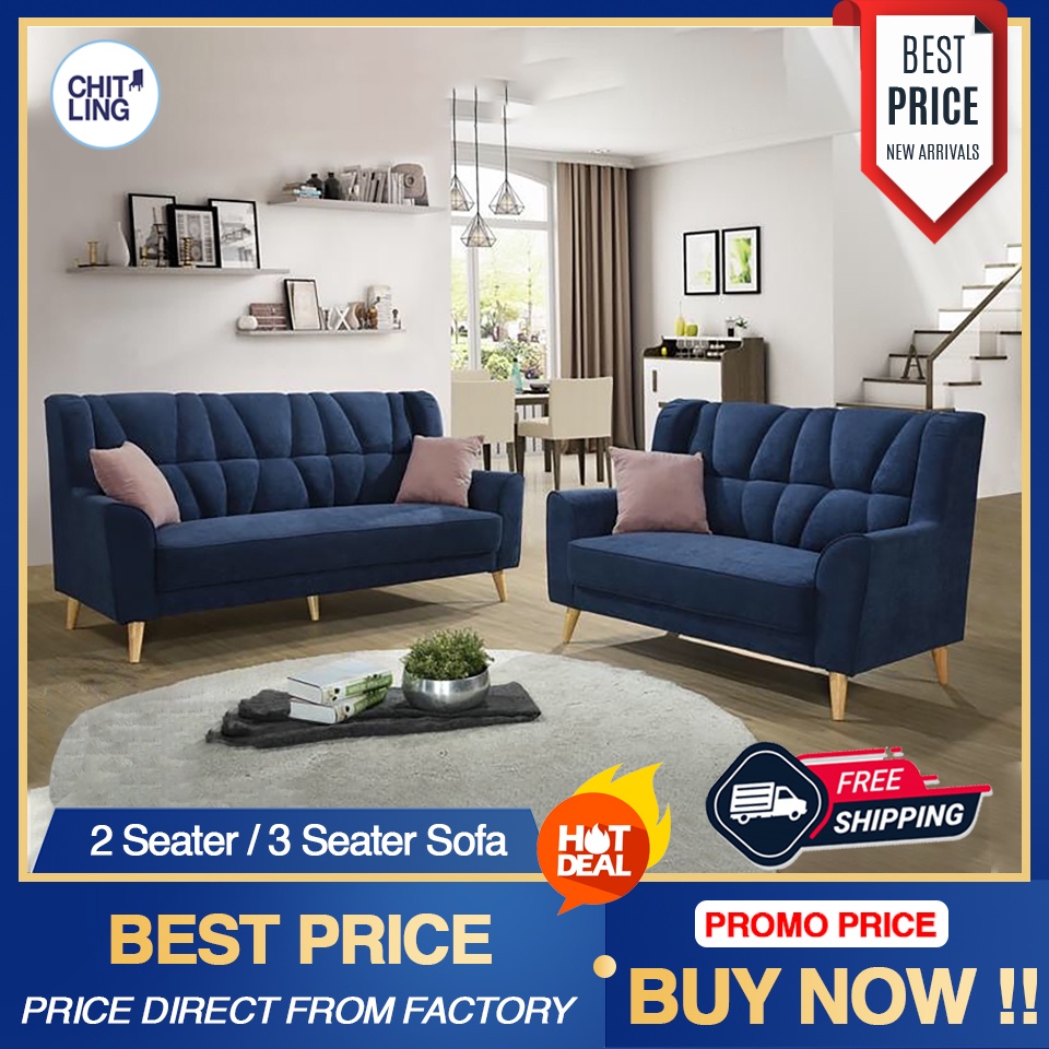 💥READY STOCK💥 FREE SHIPPING Sofa 💖 2 seater/3 seater modern/Sofa