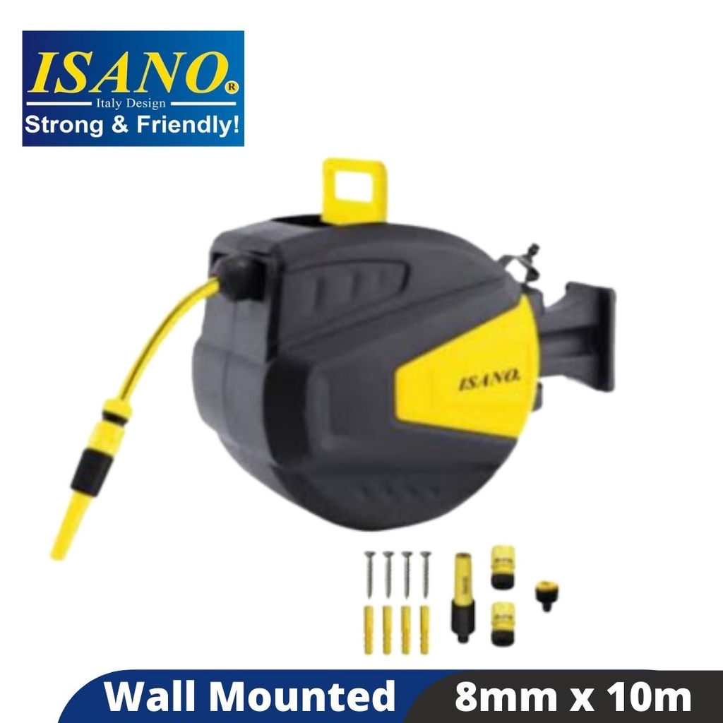 Automatik Getah Paip - ISANO Wall Mounted Automatic Reel