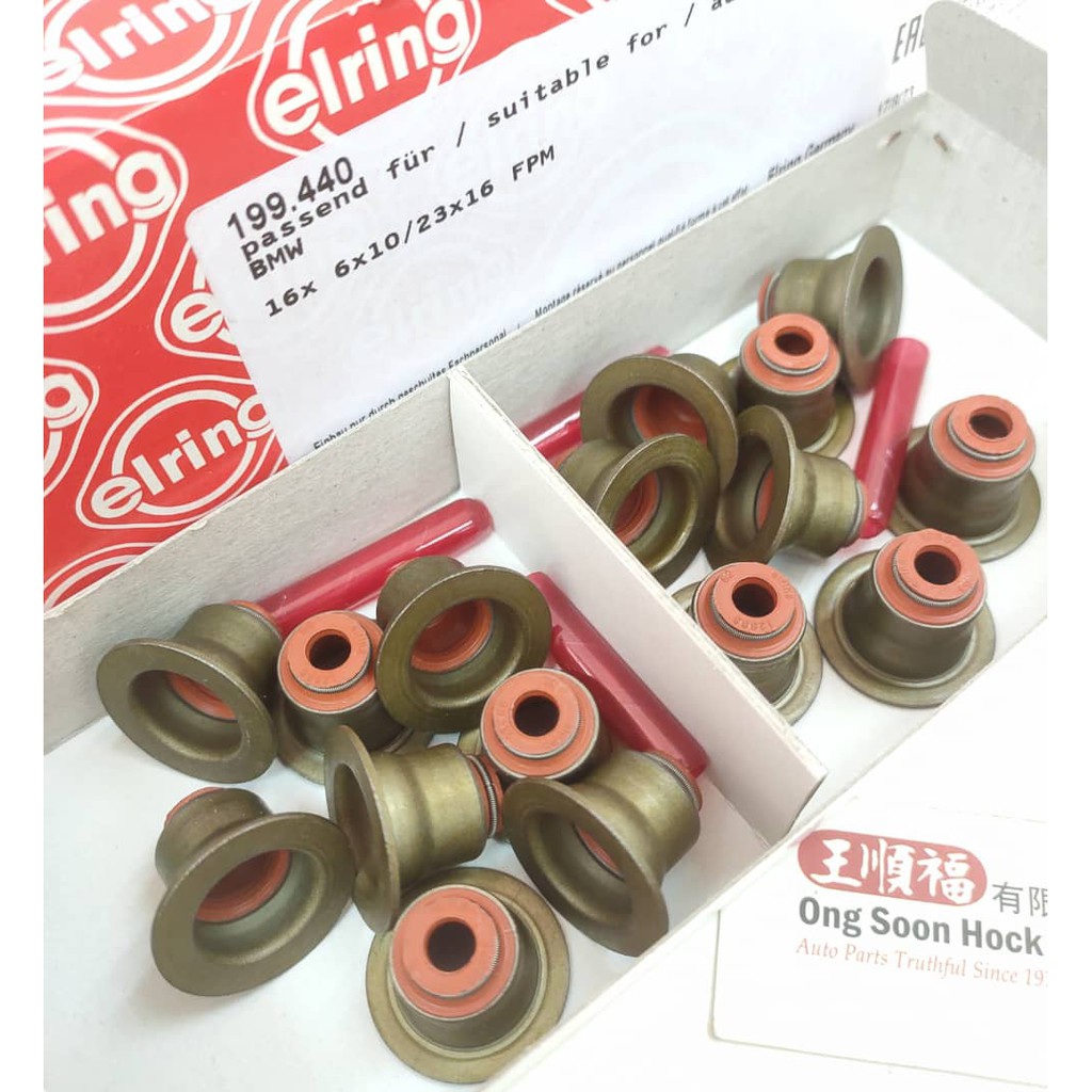 BMW N42 N45 N46 N62 Valve Seal Kit Elring 199.440 Corteco 19034886