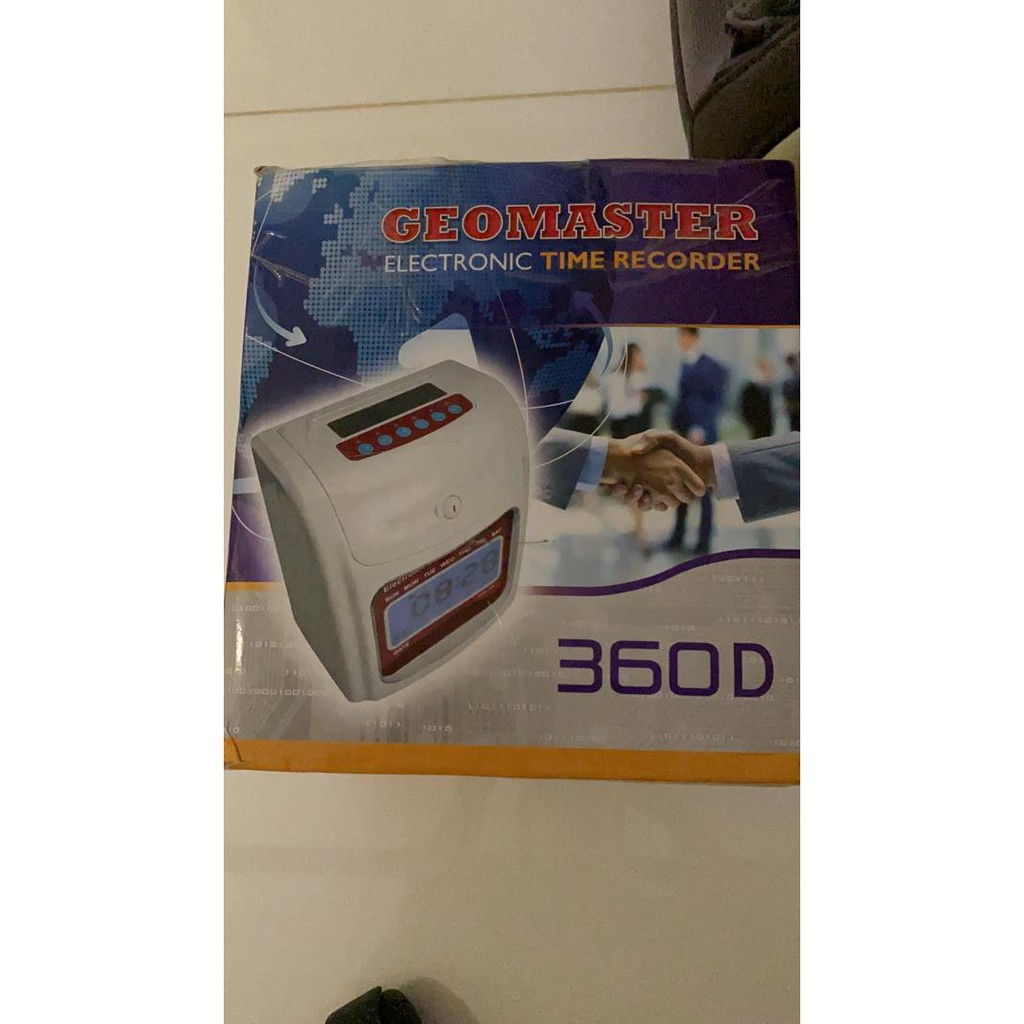 Geomaster 360d punch card machine Shopee Malaysia