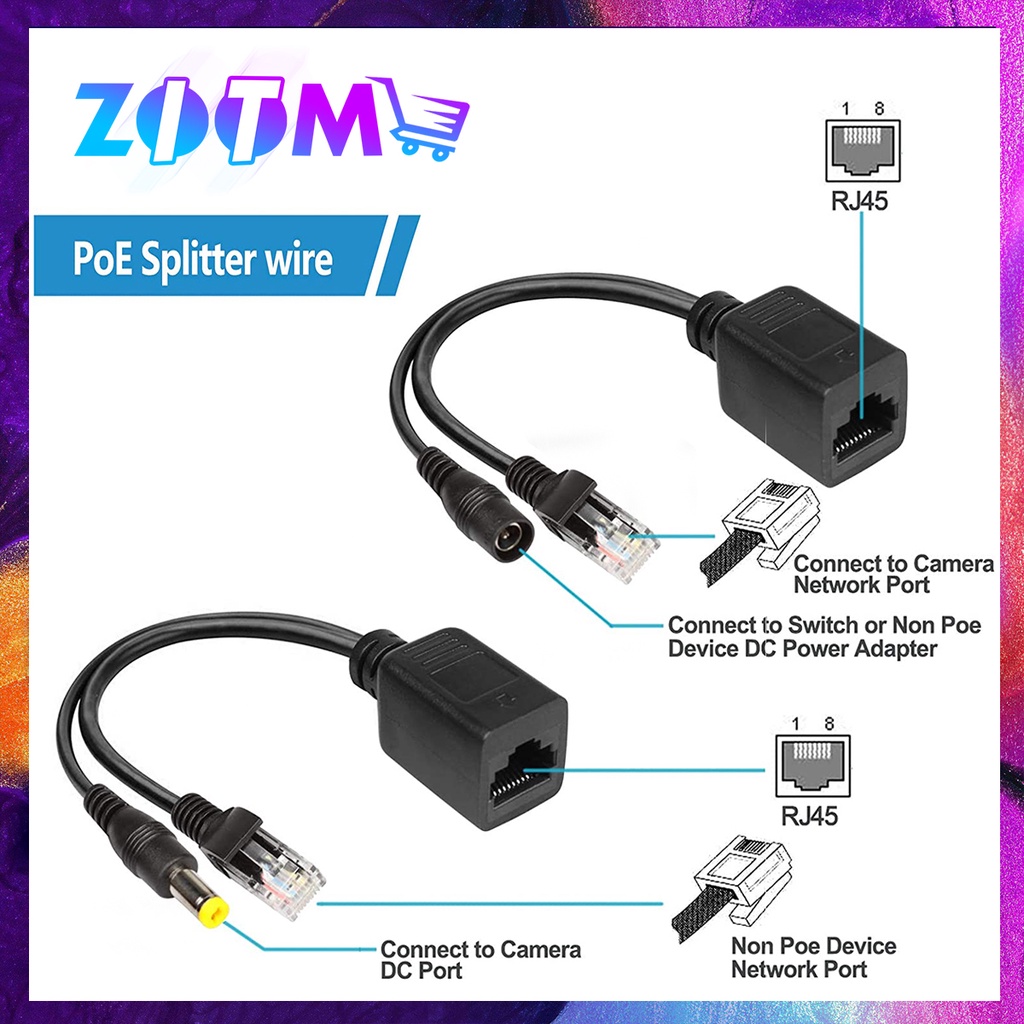 RJ45 COMBINER SEPARATOR SYNTHESIZER PASSIVE POWER OVER ETHERNET POE ...