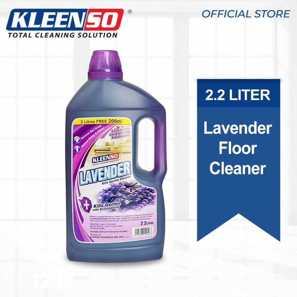 Kleenso Lavender Kills Germs with Benzakonium Floor Cleaner (2.2L) Best