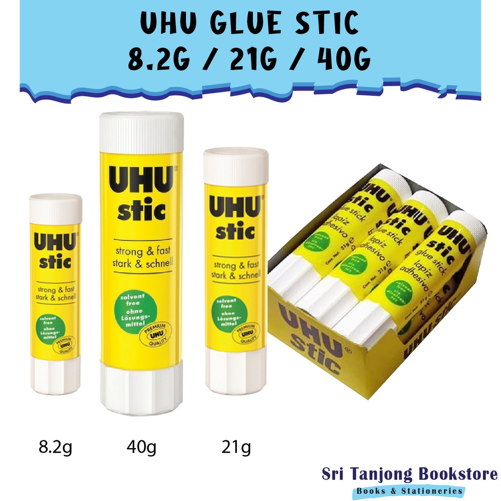 UHU Glue Stic 8.2g - Solvent Free (90-000-060)