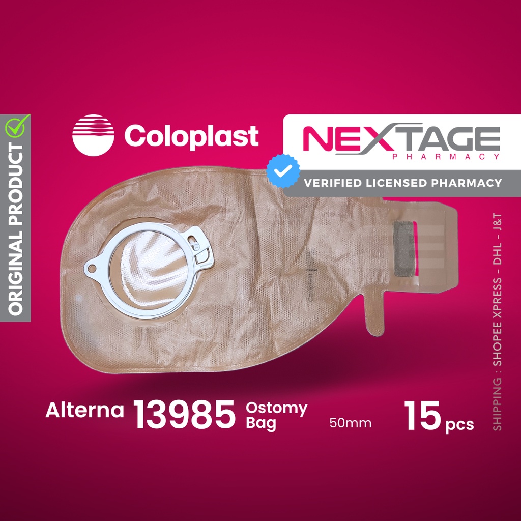 Coloplast Alterna 13985 Ostomy Bag - Opaque Maxi - 50mm 15pcs - Nextage ...