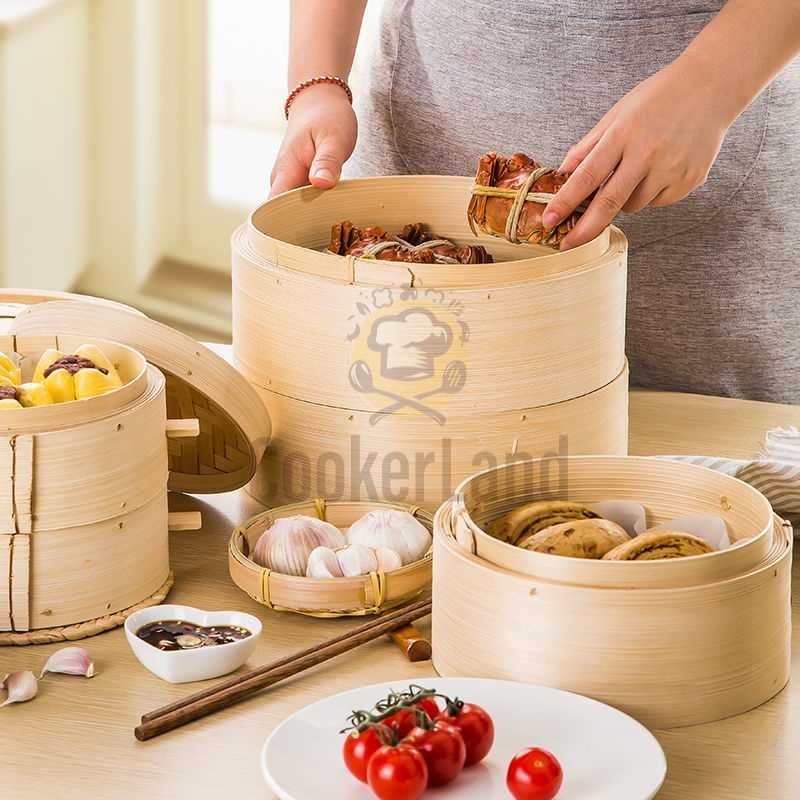 Deep Bamboo Steamer/Dim Sum Steamer/Bamboo Steam Lid/Bamboo Steam Cover ...