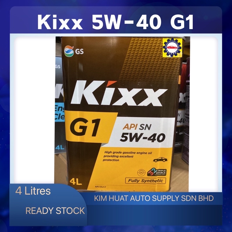 KIXX G1 SN PLUS 5W-40 Fully Synthetic 4L | Shopee Malaysia