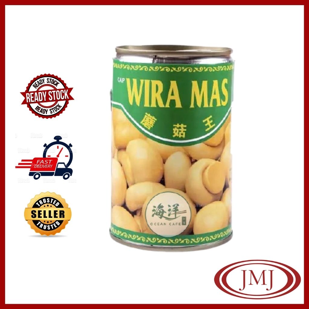 JMJ WIRA MAS WHOLE MUSHROOMS 425G | Shopee Malaysia