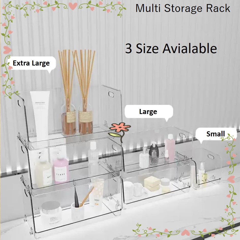 Multiple Storage Rack Kitchen Make up Skin Care Mask Stackable Storage ...