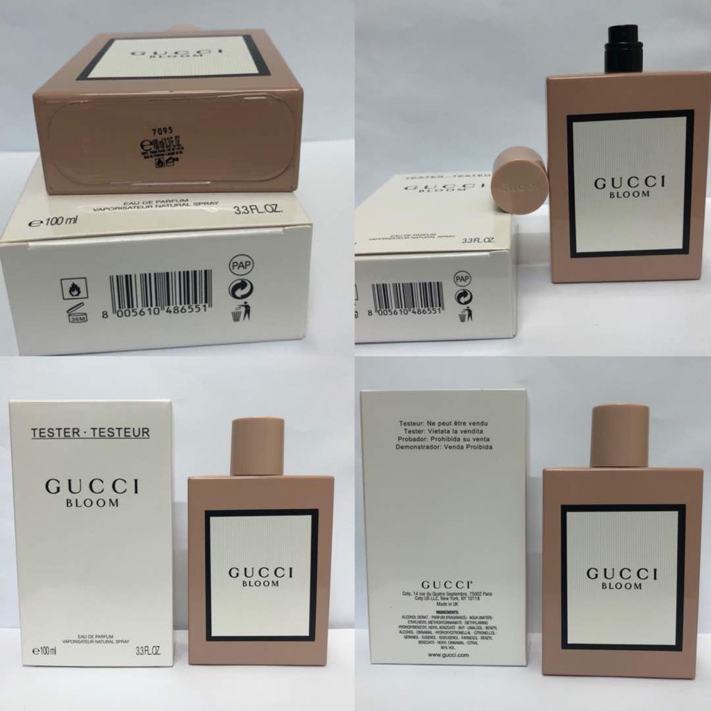 Gucci bloom perfume store fake vs real