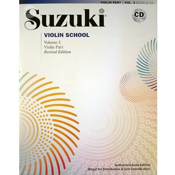 Suzuki Violin School Volume 3 + CD (International Edition) | Shopee ...