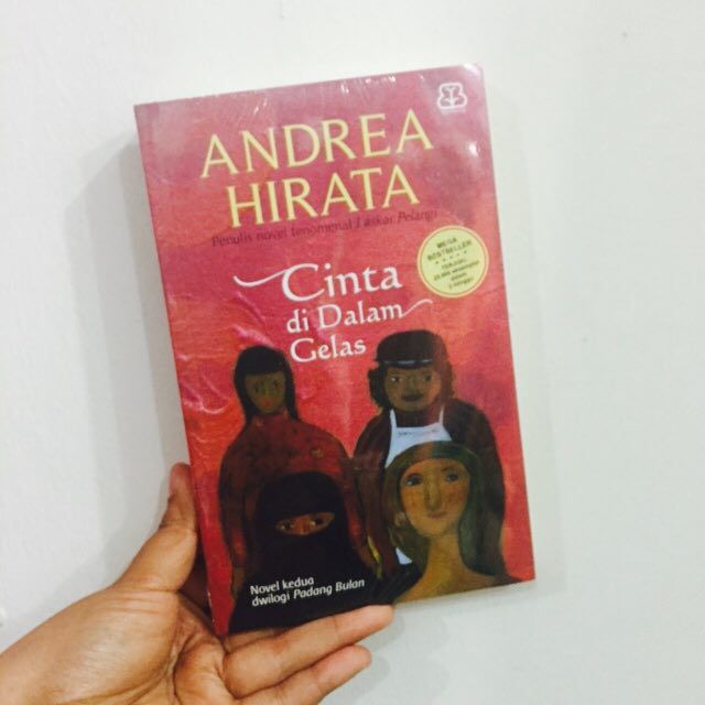 Buku Indonesia Cinta Di Dalam Gelas Andrea Hirata Shopee Malaysia 7322