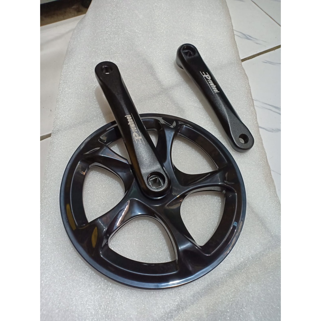 HITAM Prowheel 52t brand crank black Shopee Malaysia