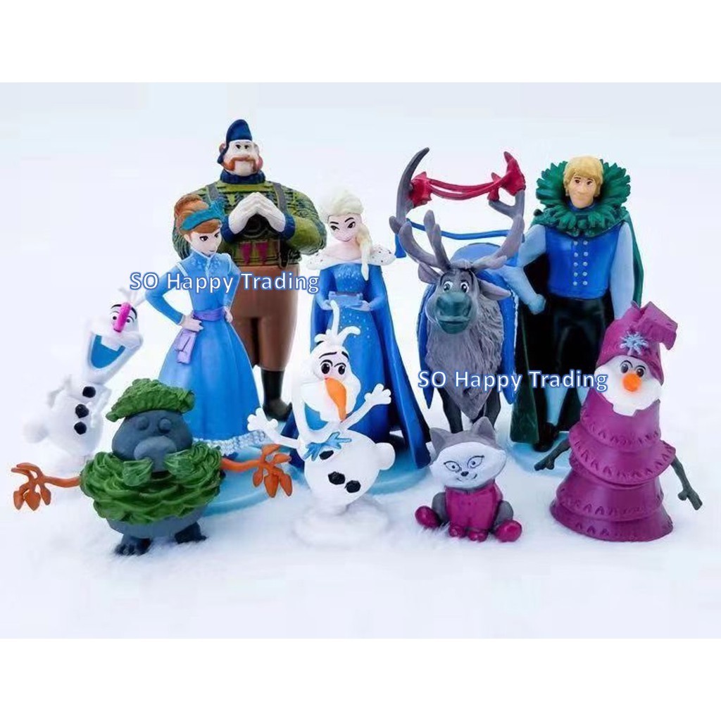 Frozen 2 Figurines Set / Cake Topper (10 pcs) Shopee Malaysia