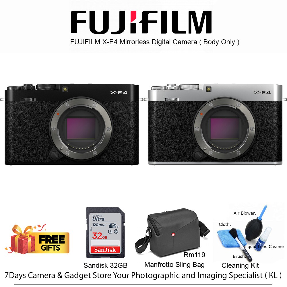 FUJIFILM XE4 Mirrorless Digital Camera ( FUJIFILM MSIA ) Shopee Malaysia