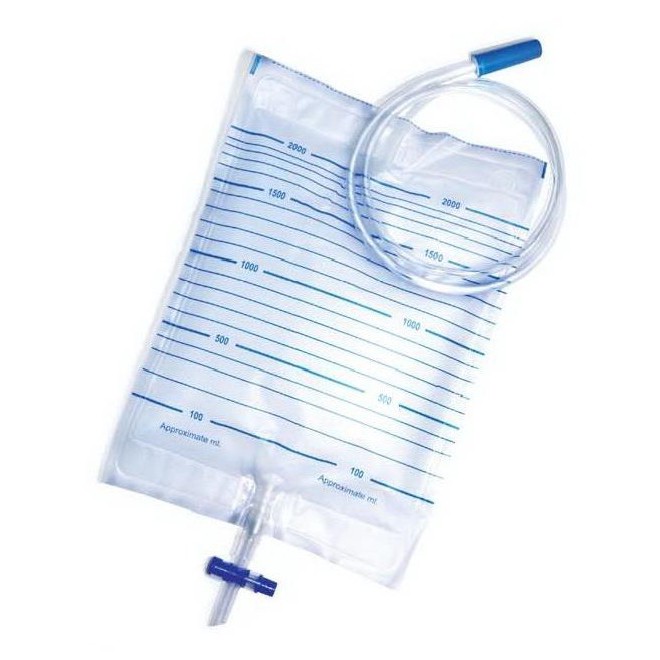 URINE BAG TRANSPARENT 2000ML (TVALVE) STERILE (1 pc with hanger) Shopee Malaysia