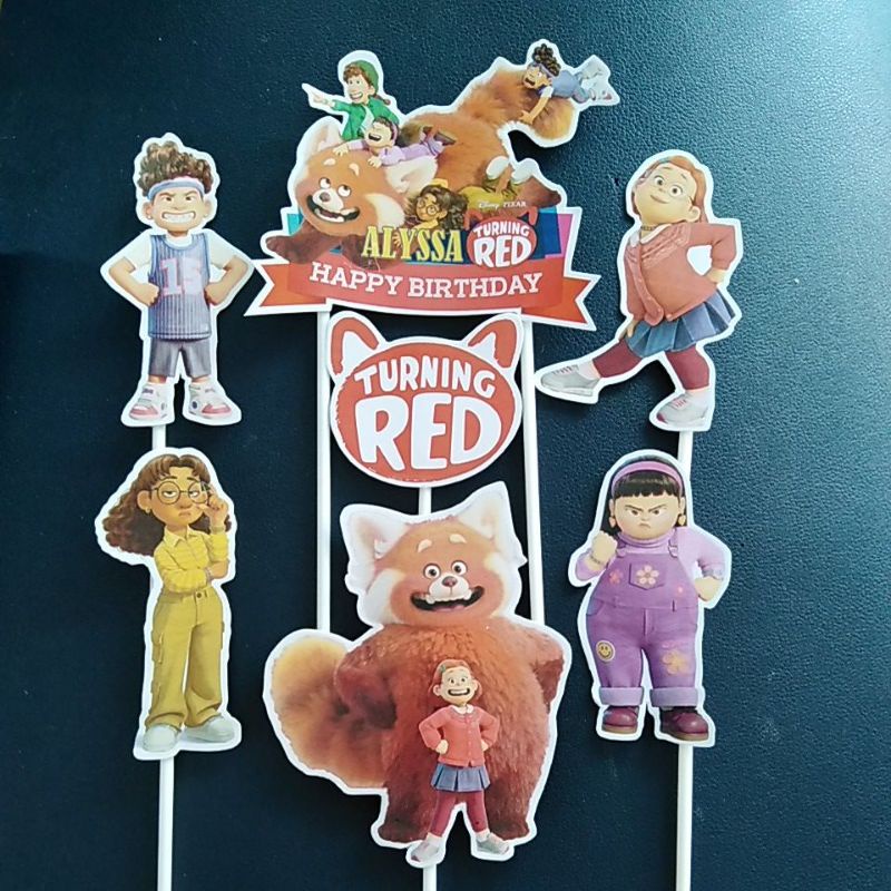 Cake Topper Turning Red | Shopee Malaysia