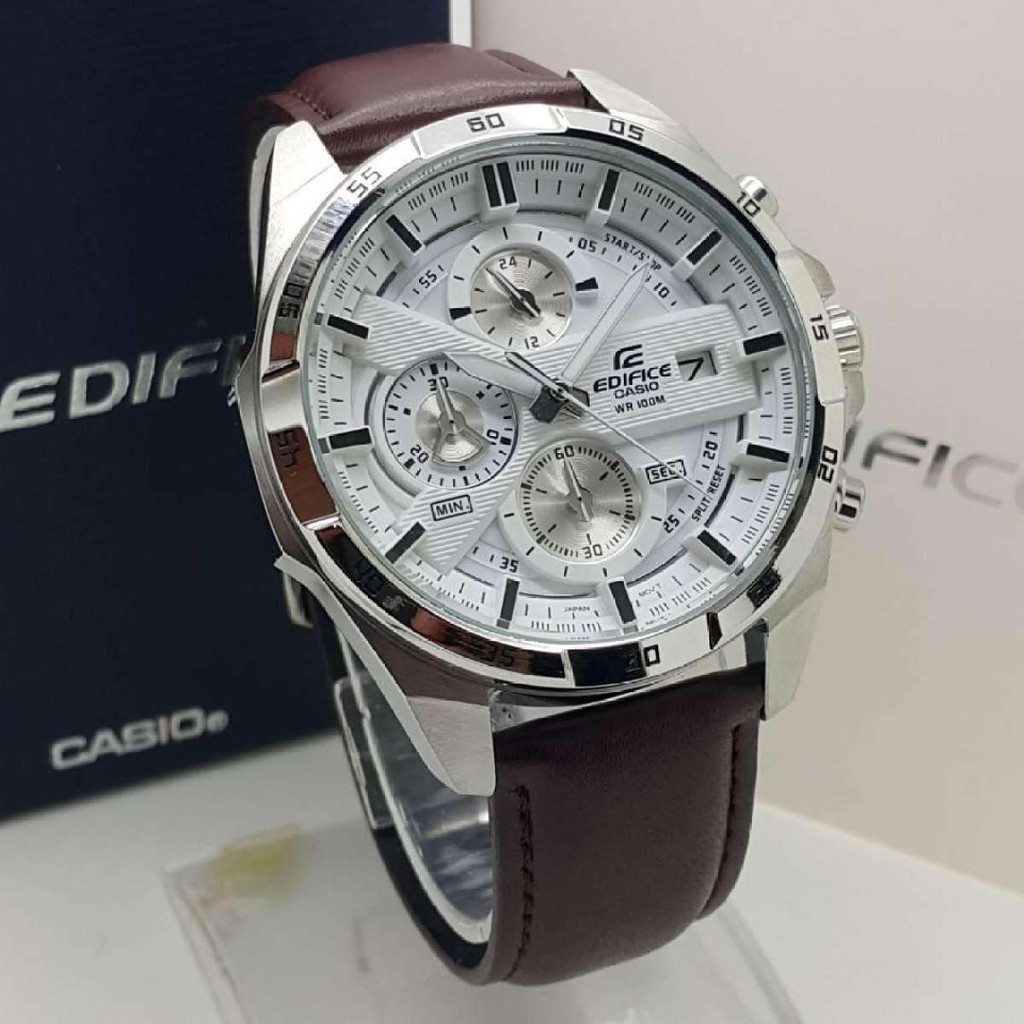 Casio edifice 539 leather strap deals