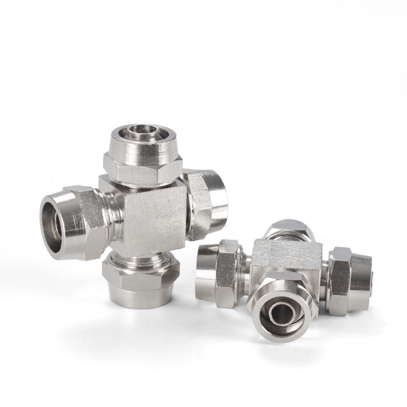 KPV KPE KPU PZA Copper Plated Nickel Pneumatic Air Quick Connector For ...
