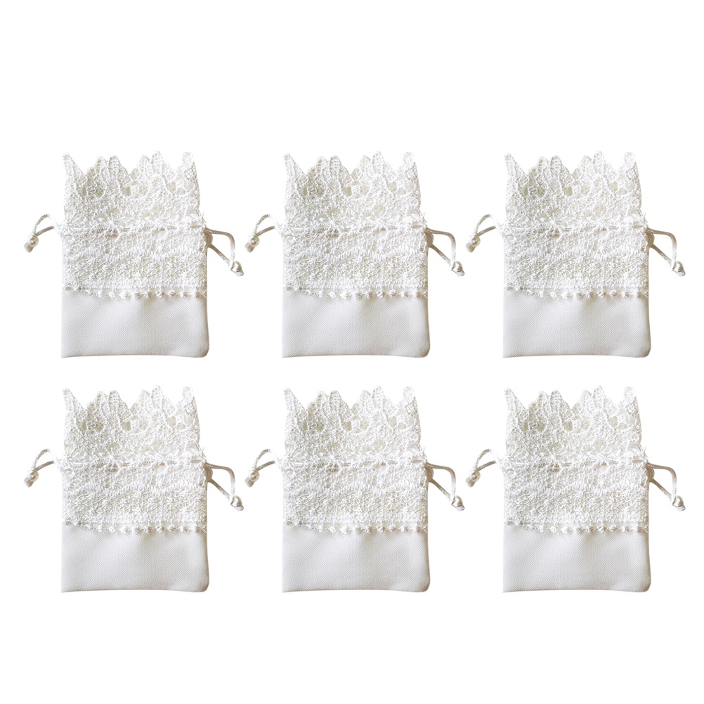 10pcs Luxury Lace Drawstring Bag Jewelry Gift Storage Pouches ...