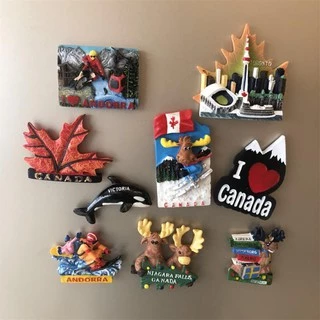 Vancouver Canada Crystal Fridge Magnet | 5x5cm Translucent Glass Tourist Souvenir & Refrigerator Decal