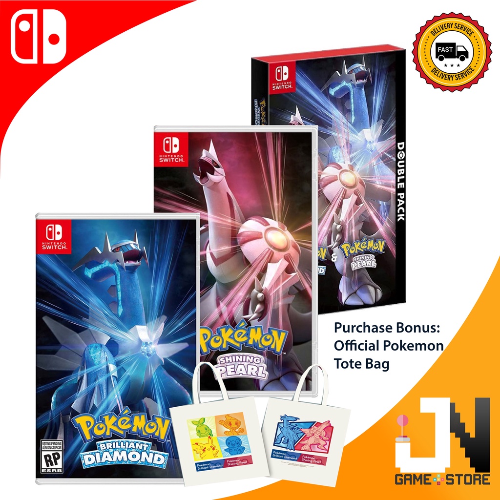 Nintendo Switch Pokemon Brilliant Diamond & Pokemon Shining Pearl (US ...