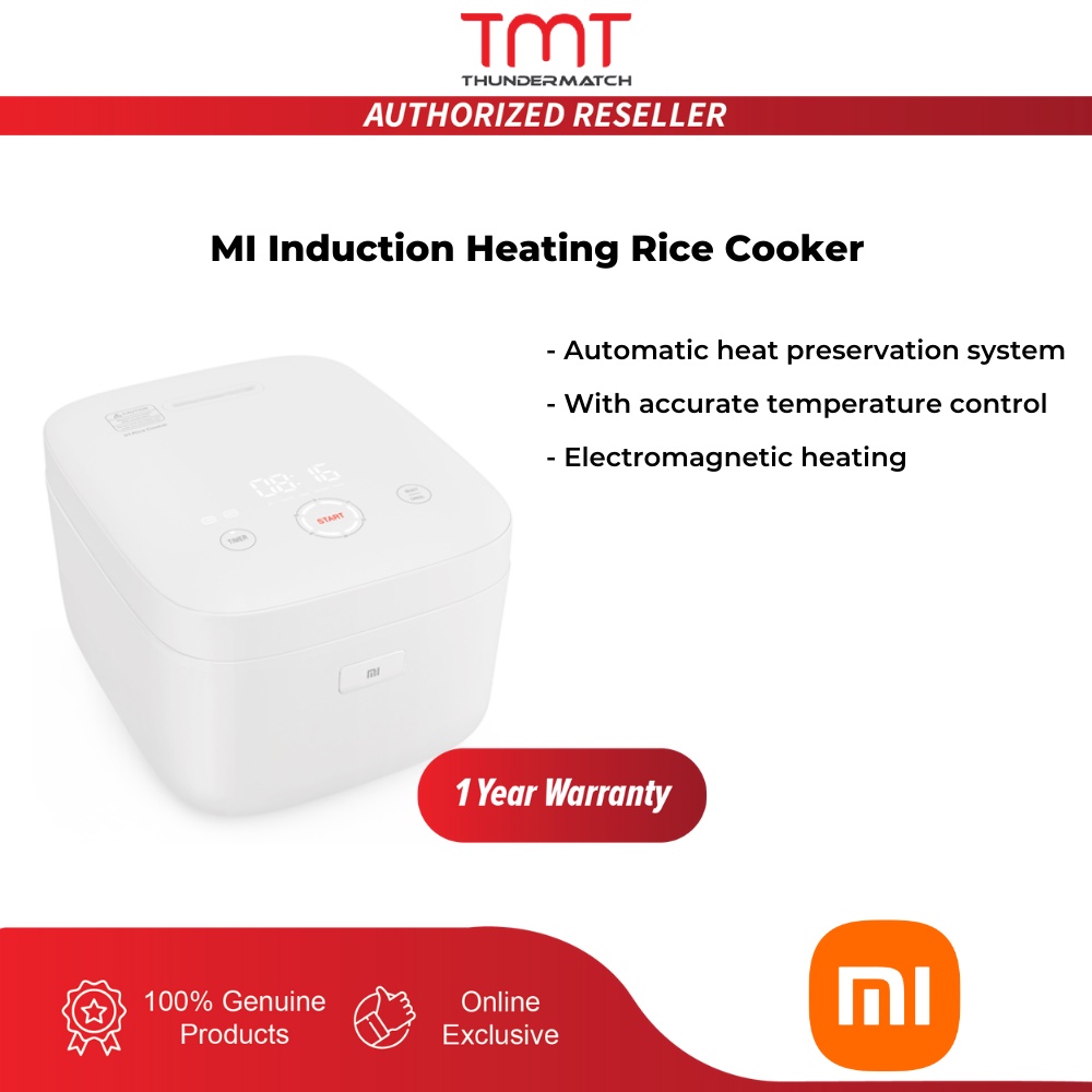MI Induction Heating Electric Rice Cooker (3L)(1 Years Warranty) Shopee Malaysia
