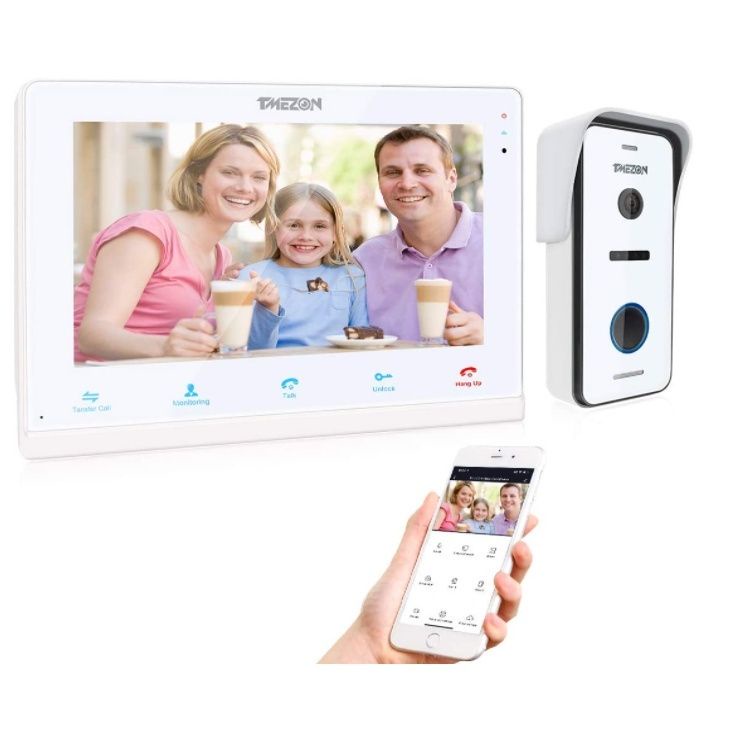TMEZON 10 Inch Wireless/Wired WiFi IP Video Door phone