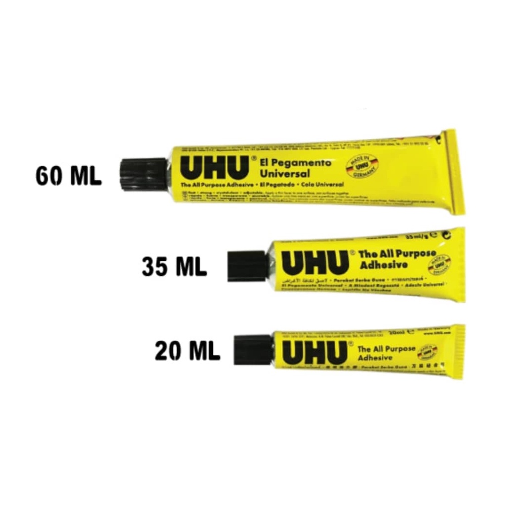 [100% ORIGINAL] UHU Gum Gam UHU All Purpose Adhesive Glue (20ml/35ml ...