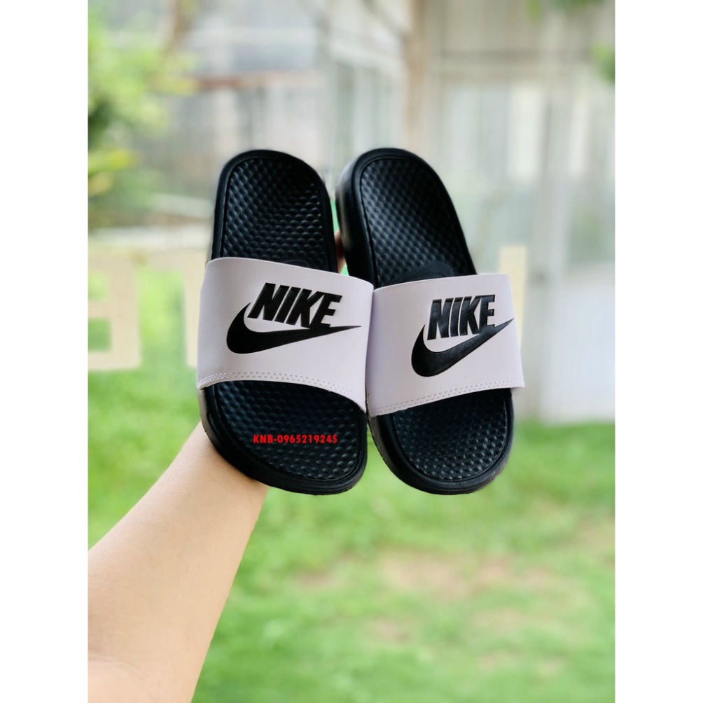 Nike sandals for men and women unisex cross strap sandals for men and women nike benassi cartoon Box many colors Shopee Malaysia