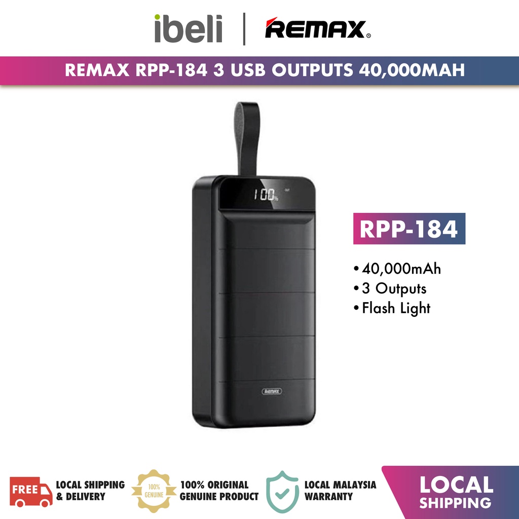 Remax RPP-184 / RPP-185 Leader Series 2.1A Fast Charging 3 USB Outputs ...