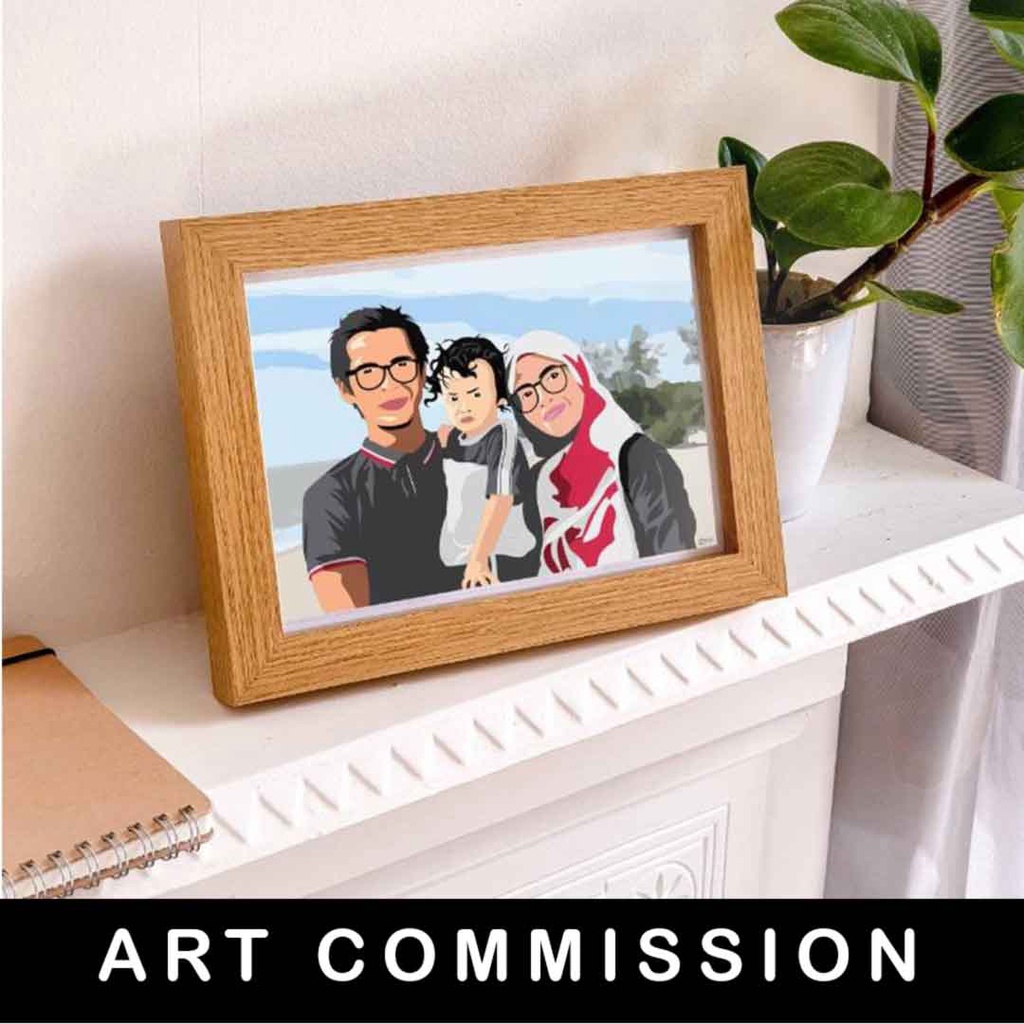 Commission Digital Drawing (Portrait, Illustration, Artwork, Customized ...