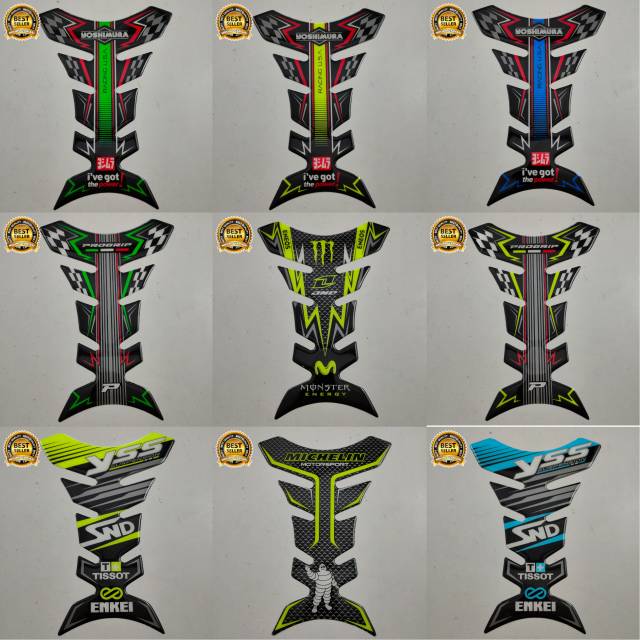Emblem sticker TANK PAD TANK PROTECTION VIXION TIGER NINJA CB150R ...