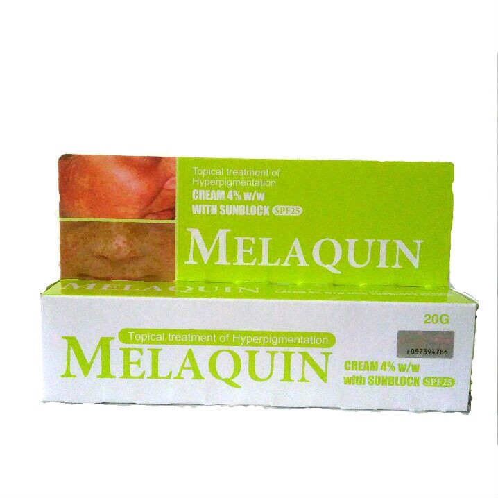 Melaquin cream 4% with Sunblock SPF25 for Pigmentation 20g | Shopee ...