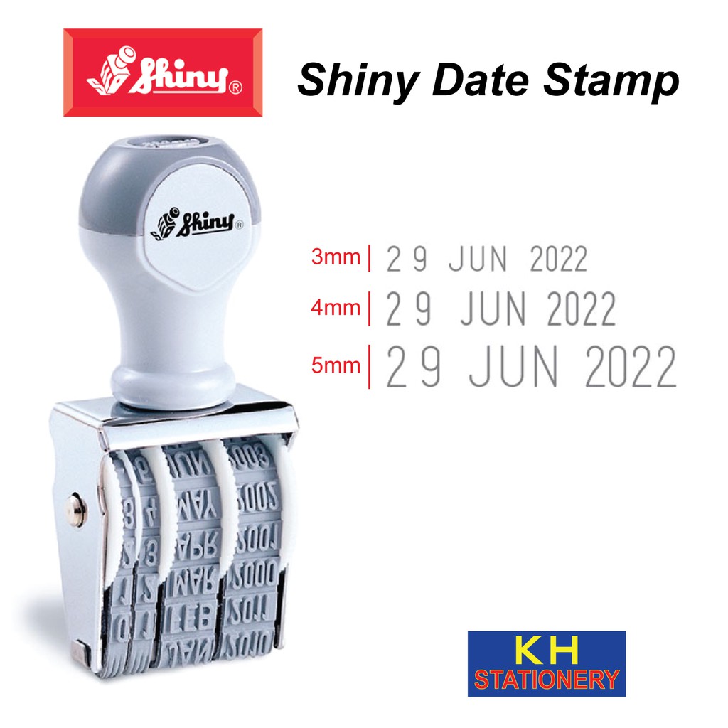 Shiny Dater Stamp / Date Stamp / Date Chop / Chop Tarikh / Stamp Tarikh ...