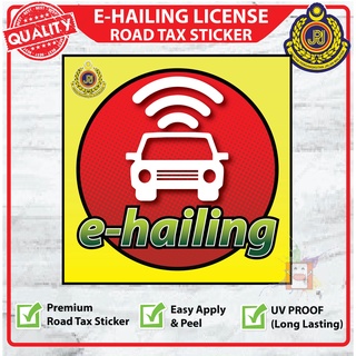 E-hailing Car Sticker, E-hailing Sticker, Windscreen E-hailing Sticker ...