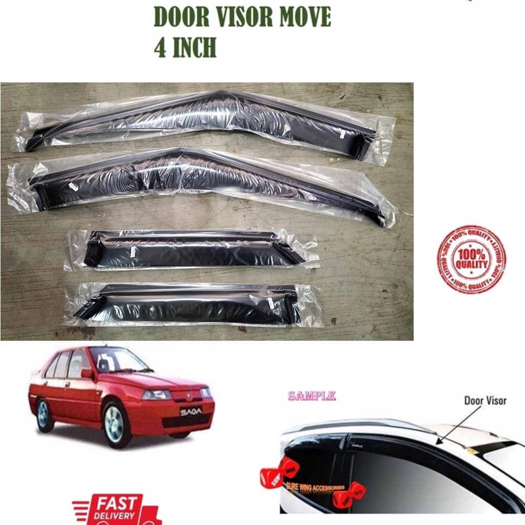 Proton Saga Old / Proton Iswara /Proton Saga 2 /Saga LMST Door Visor