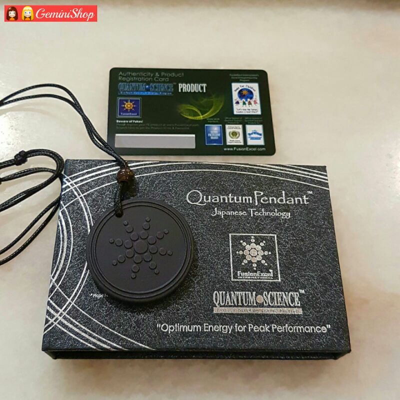 READY STOCK  (Authentic) Fusion Excel Quantum Pendant Anti Radiation Necklace
