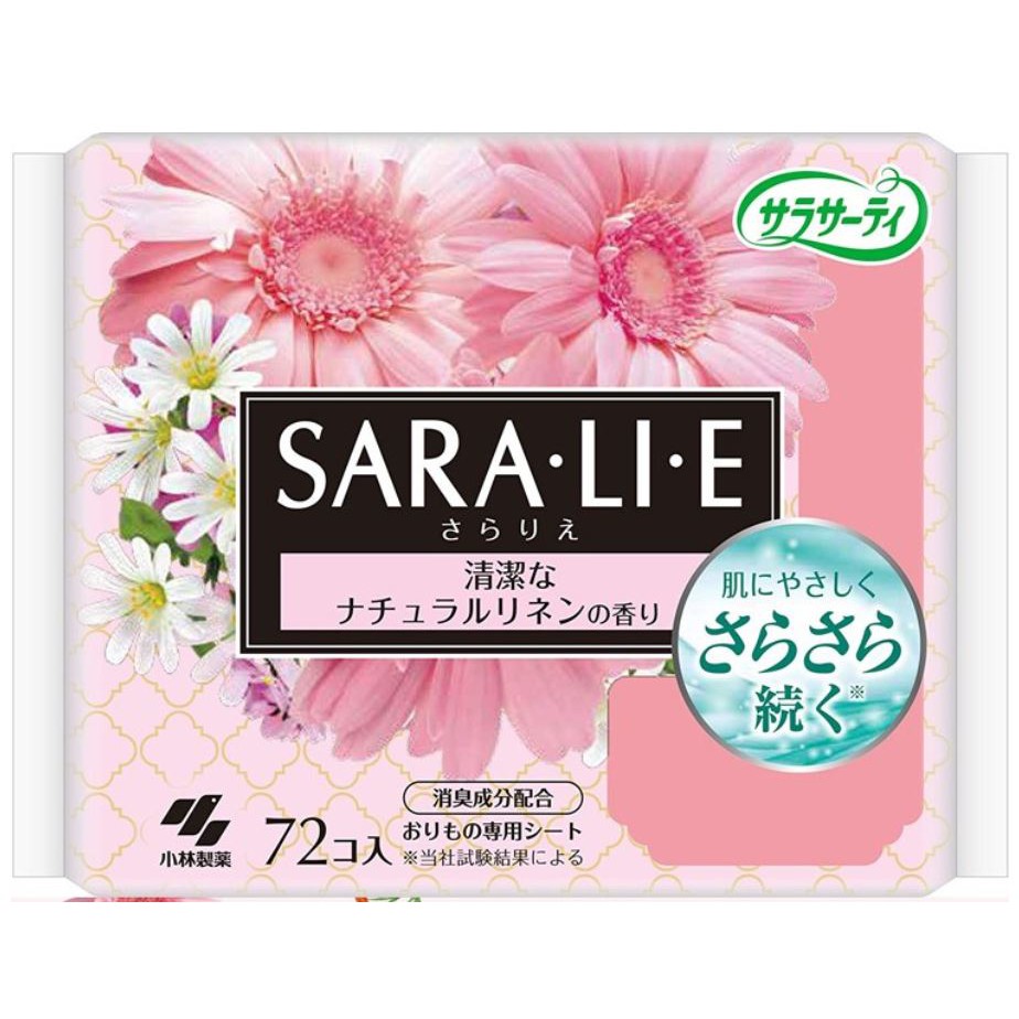 Kobayashi Pharmaceutical Sanitary PadsNatural Linen Fragrance (72