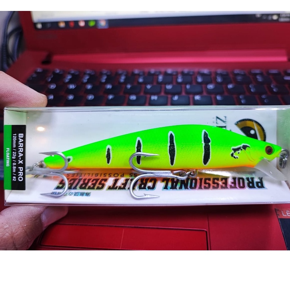 ZEREK BARRA-X PRO MINNOW 120MM 22G FLOATING | Shopee Malaysia