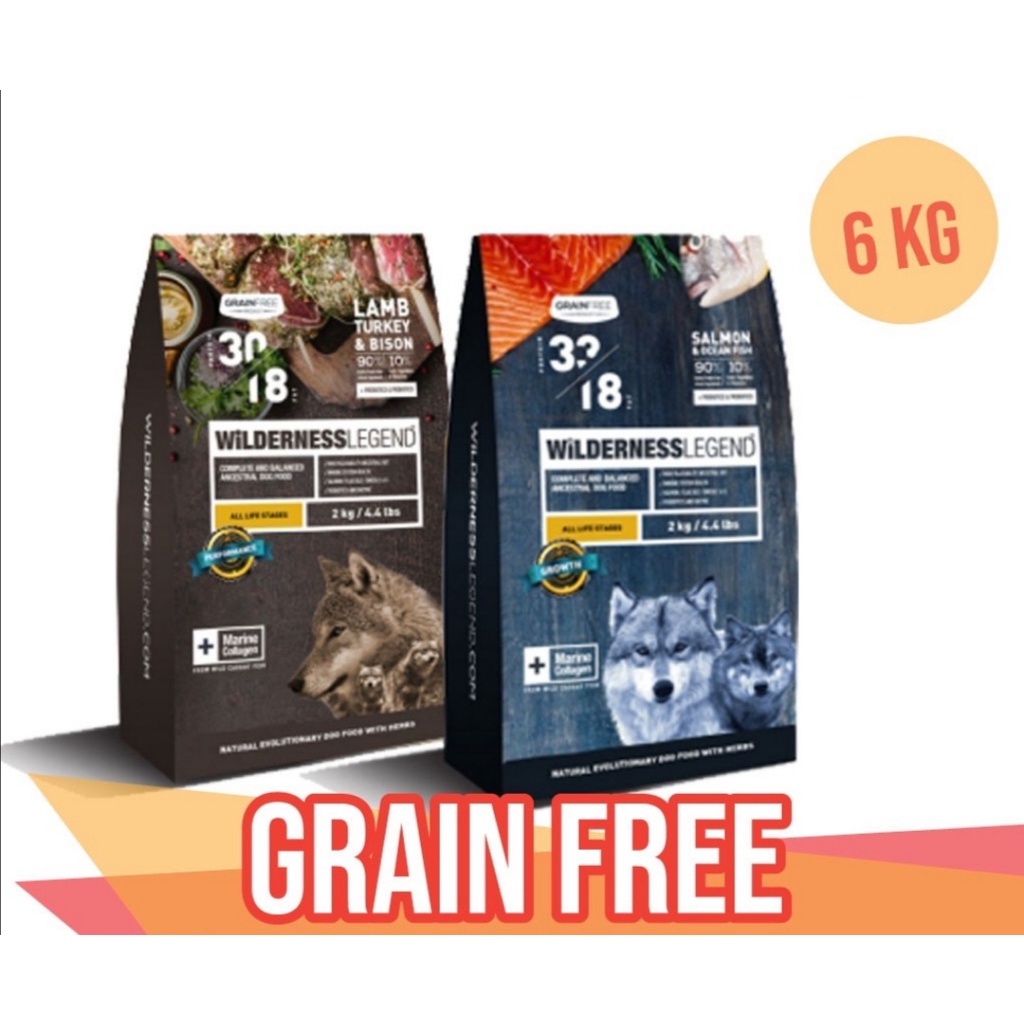 Wilderness Legend Grain Free All Life Stage Dog Food 6kg (Salmon